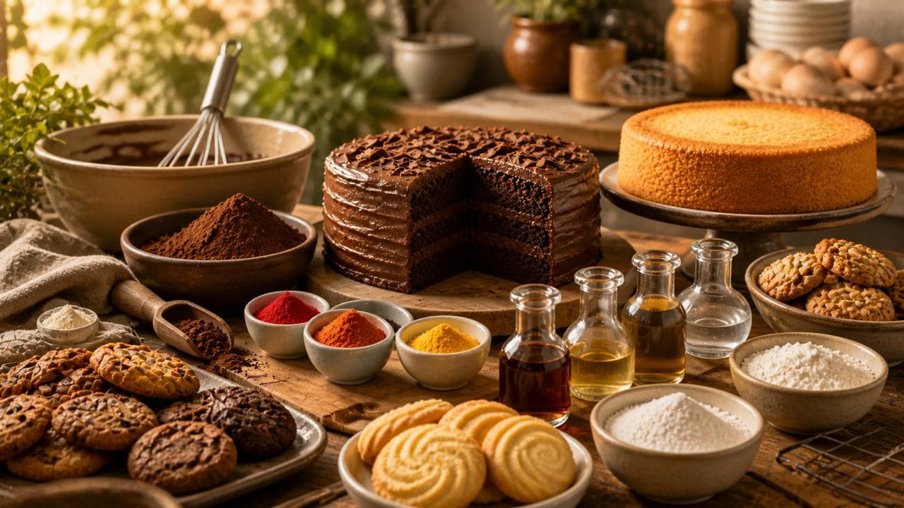 مواد اولیه کیک و کلوچه